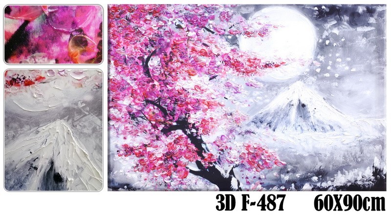 

Картина на холсте SvitArt 3D 60х90 см F-487