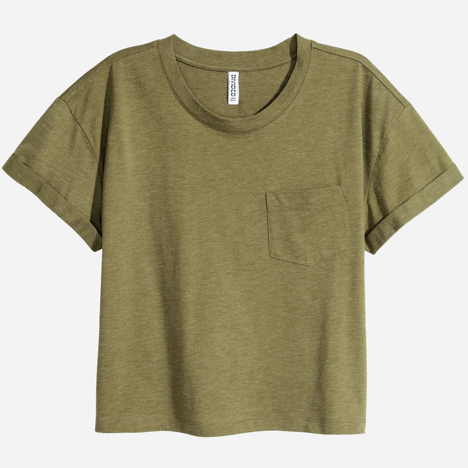 

Футболка H&M 0411413_хаки  Хаки, Футболка H&M 0411413_хаки L Хаки
