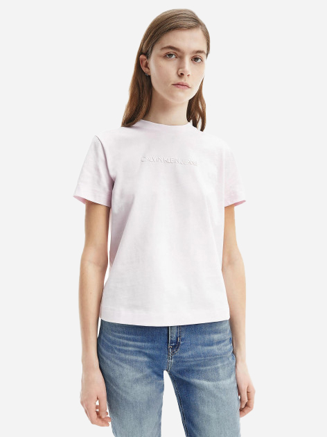 

Футболка Calvin Klein Jeans Shrunken Institutional Tee J20J215322-TN9 S Pearly Pink