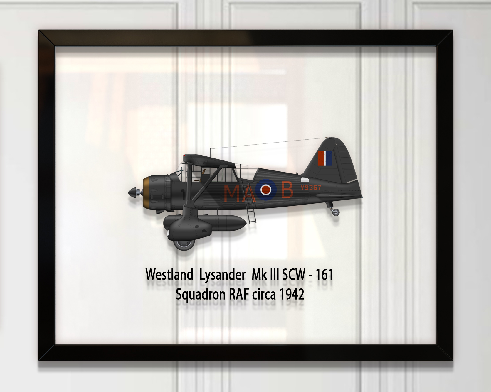

Принт на стекле Artel «Самолет Westland Lysander Mk. II 161 Эскадрилья 1942 год» 36 x 28см