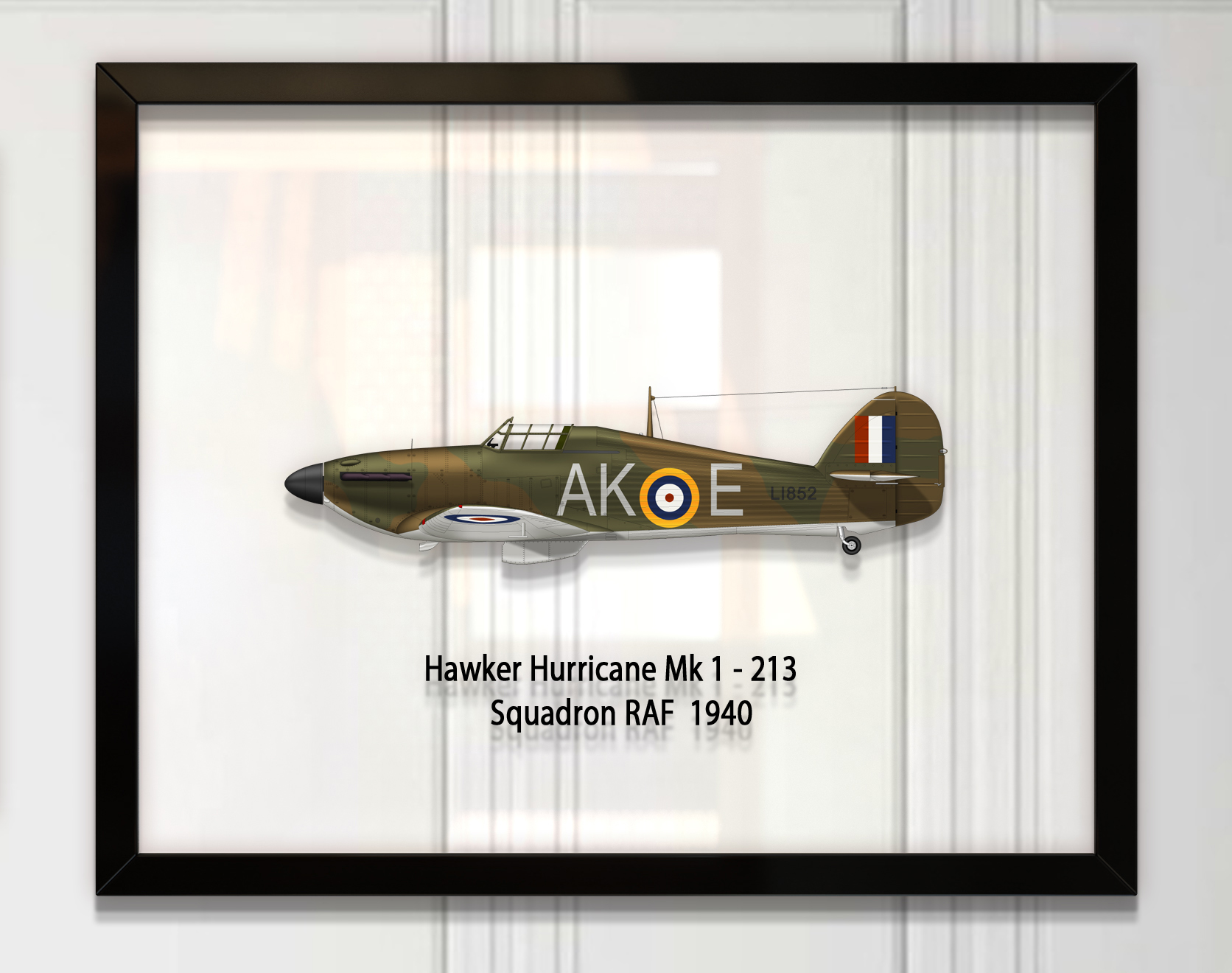 

Принт на стекле Artel «Истребитель Hawker Hurricane Mk 1 213 Эскадрилья 1940 год» 50 x 40см