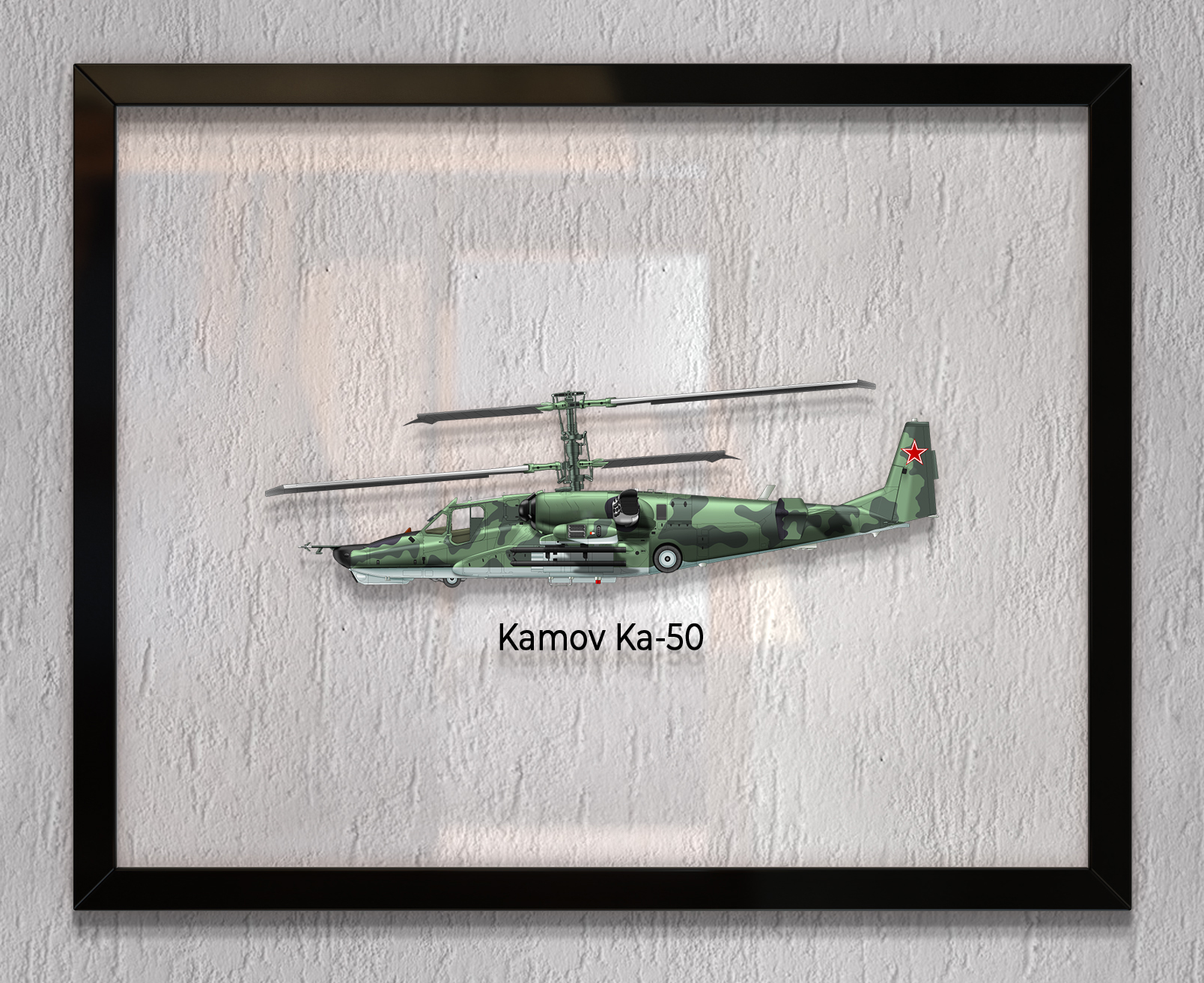 

Принт на стекле Artel «Ударный вертолет Камов Ка-50» 36 x 28см