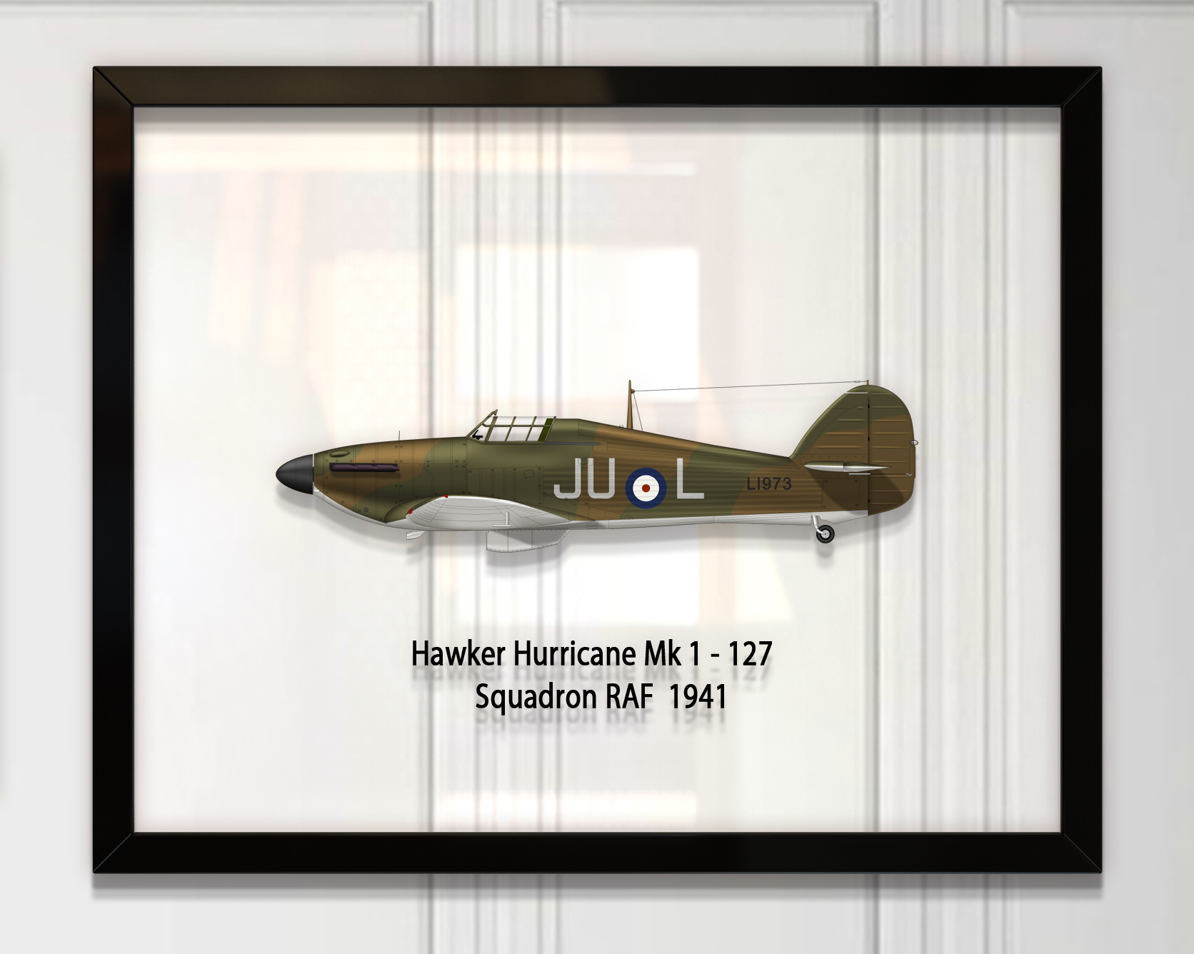 

Принт на стекле Artel «Истребитель Hawker Hurricane Mk 1 127 Эскадрилья 1941 год» 50 x 40см