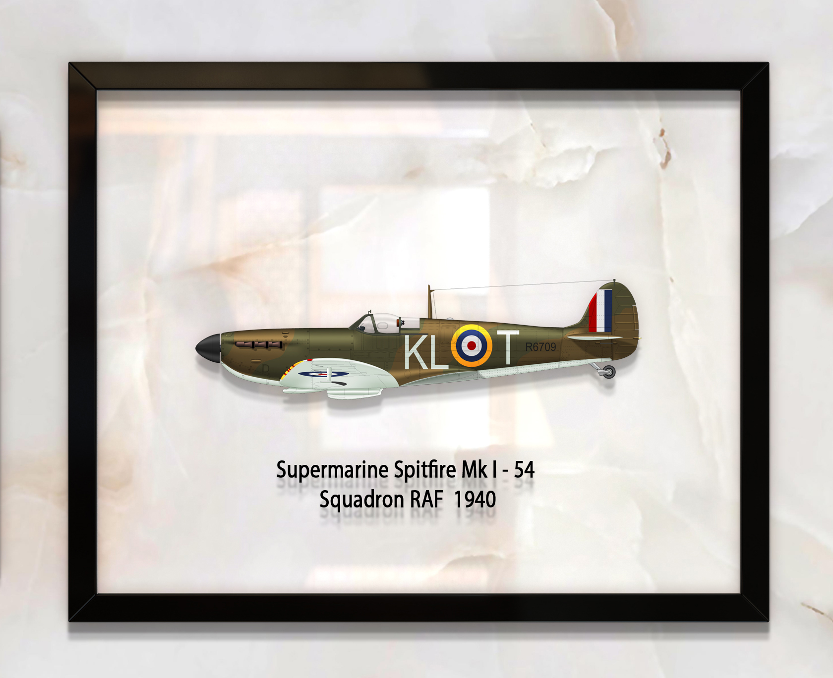

Принт на стекле Artel «Истребитель Supermarine Spitfire Mk. I 54 Эскадрилья 1940 год» 36 x 28см