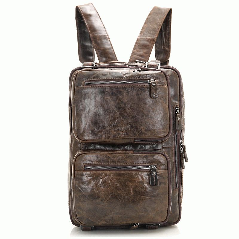 

Кожаный рюкзак мужской Buffalo Bags 38х27х15 см Коричневый