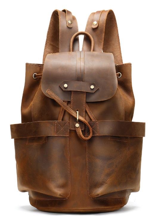 

Рюкзак кожаный Vintage 30х42,5х14 см Коричневый