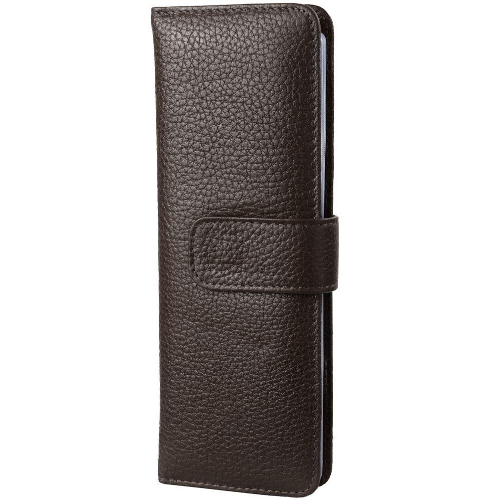 

Кожаная визитница мужская Canpellini 7,5х19,7х1,5 см Черный