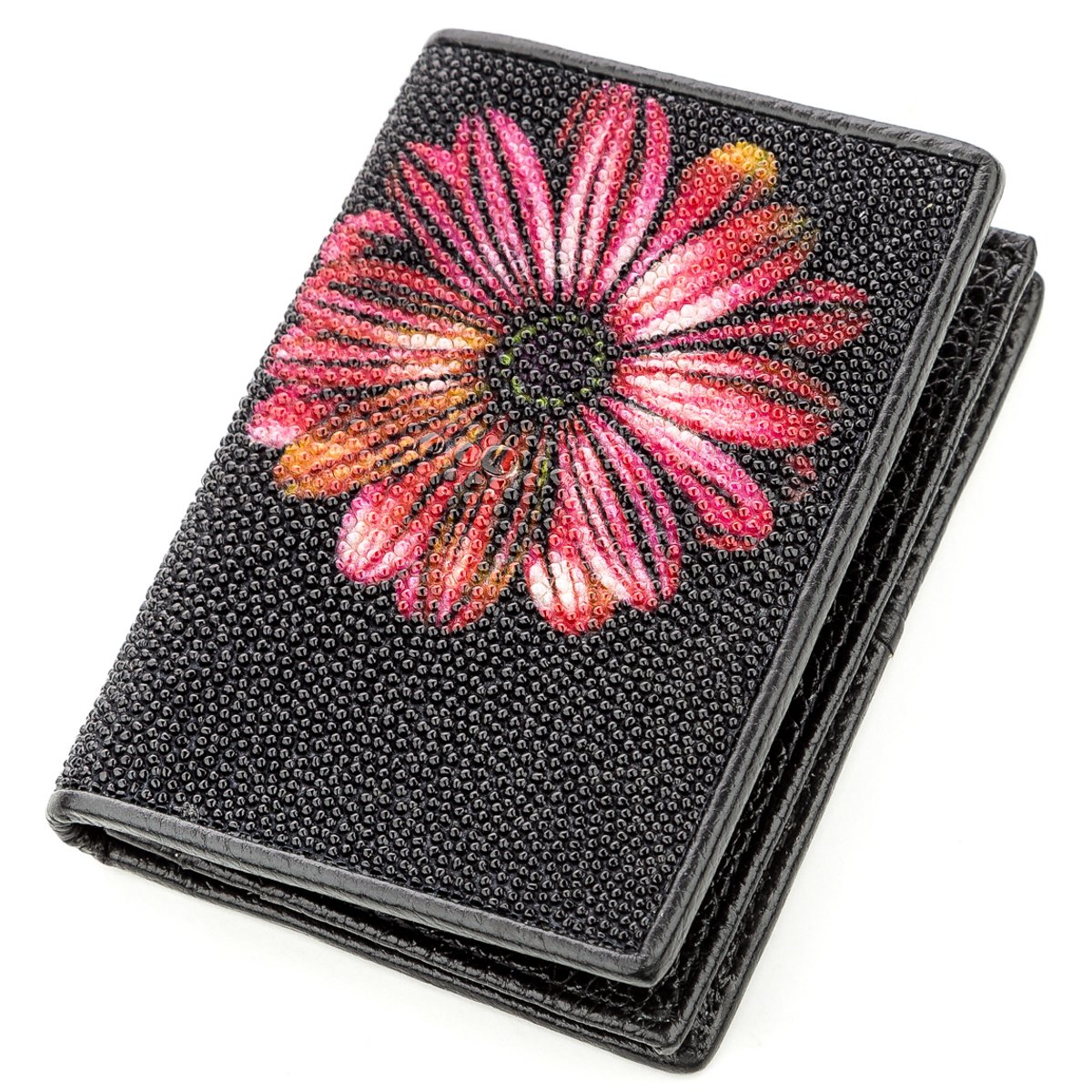 

Кредитница кожаная STINGRAY LEATHER 7,5х10,5 см Черный