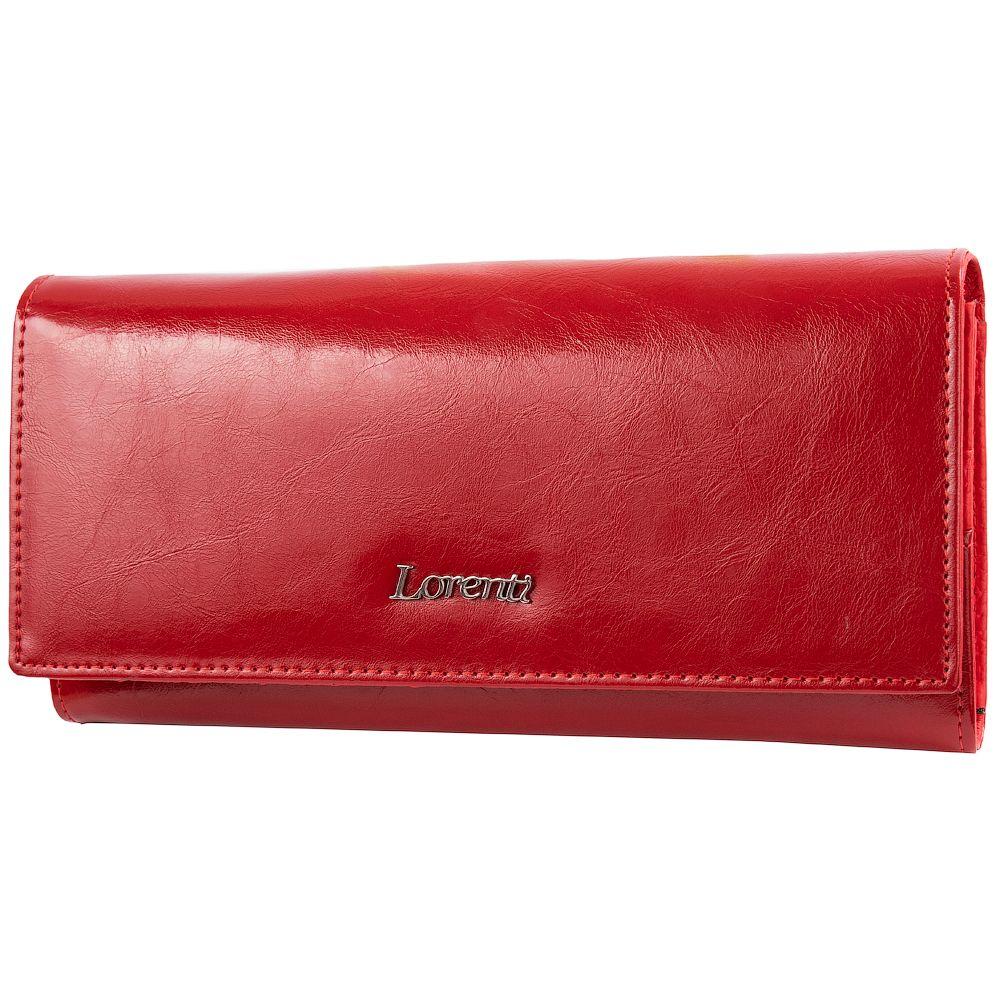 

Кожаный кошелек женский Lorenti 18х9х3,5 см Красный