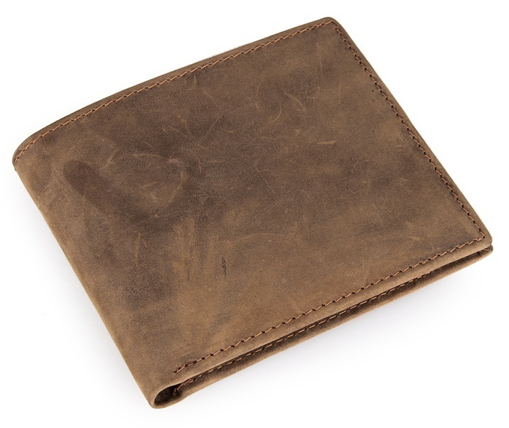 

Кожаный кошелек мужской Vintage 11,5x9,5 см Коричневый