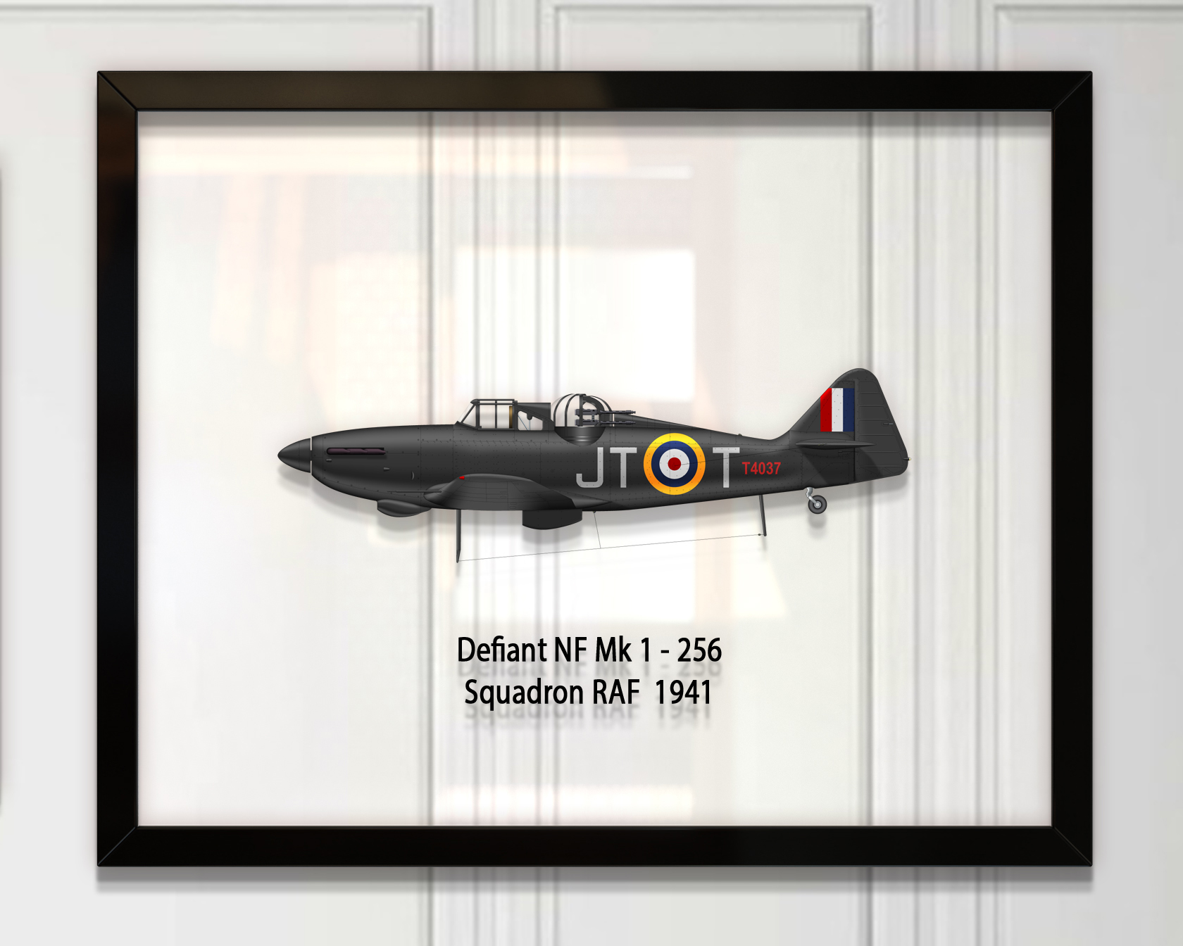 

Принт на стекле Artel «Истребитель Boulton Paul Defiant Mk 1 256 Эскадрилья 1941 год» 61 x 46см