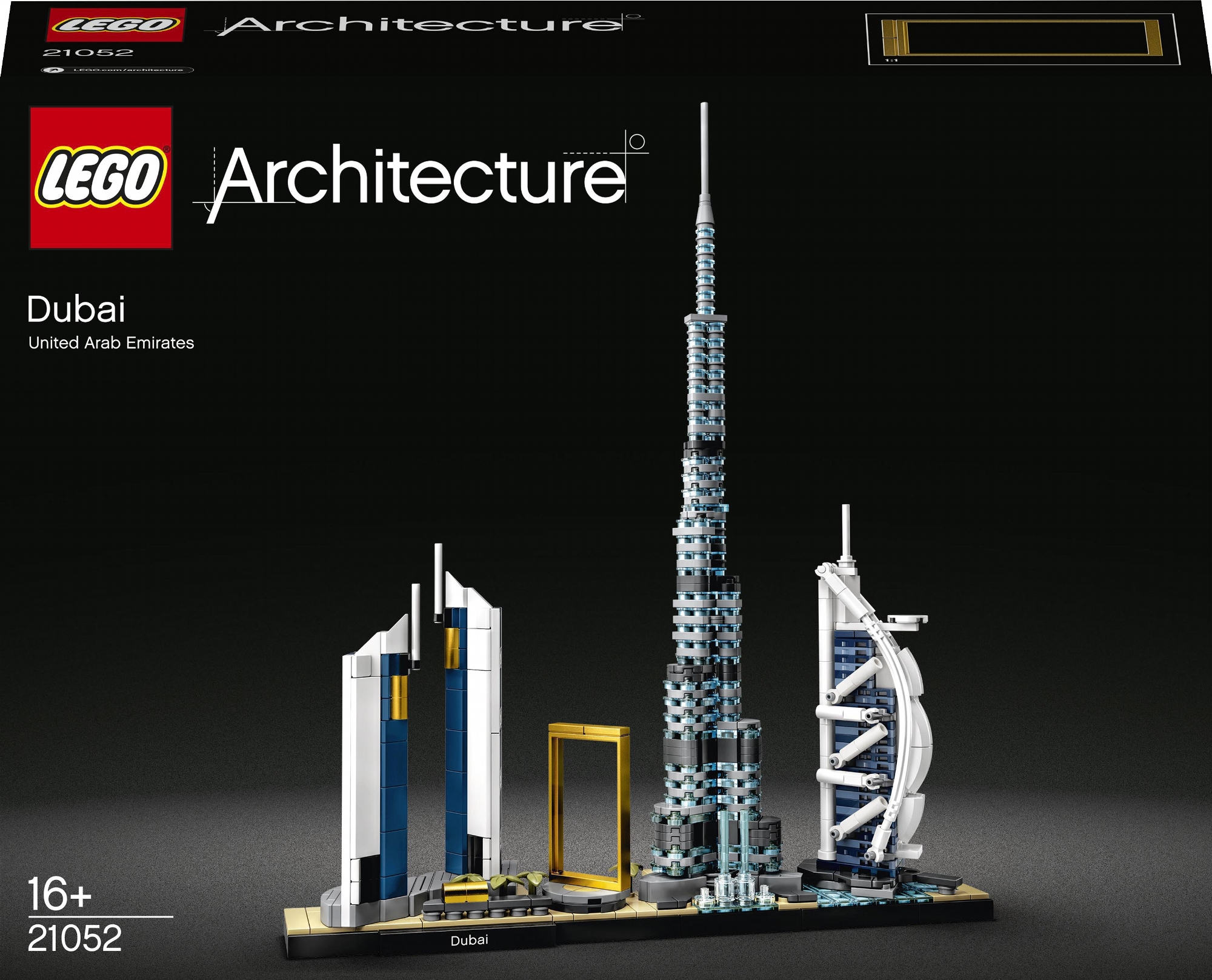 

Конструктор LEGO Architecture Дубай 740 деталей (21052)