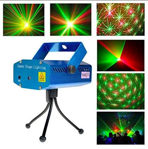 

Лазерный проектор установка Bonita Mini Laser Stage Lighting Красно-зеленый, разные рисунки, от сети