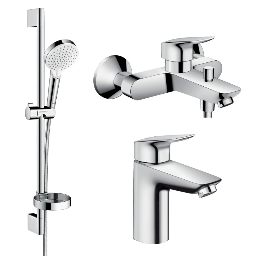 

Набор смесителей для ванны Hansgrohe Logis 1082019 (71100000+71400000+26553400) (55238)
