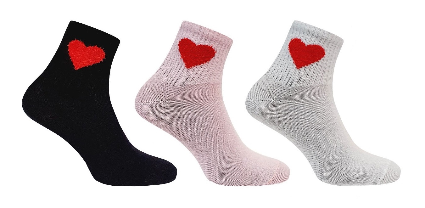 

Набір шкарпеток Super Socks Love Heart 3 пари р. 36-40 (S101)