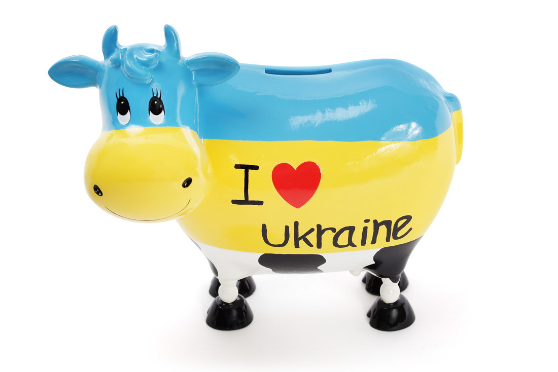 

Копилка коровка " I love Ukraine " 21.5см BonaDi 504-138