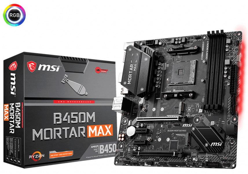 

Материнская плата MSI B450M MORTAR MAX