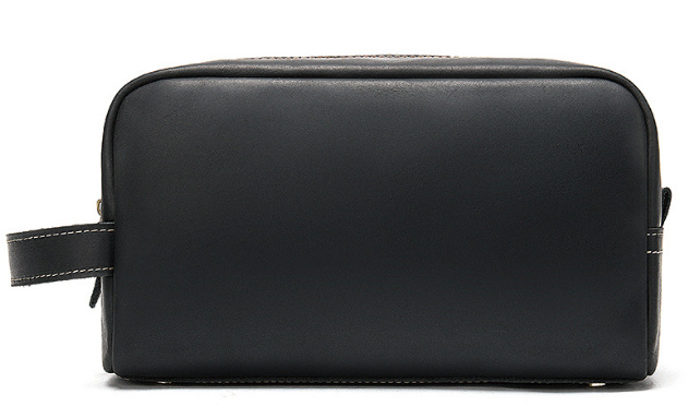 

Кожаная косметичка мужская Buffalo Bags 25х15х10 см Черный