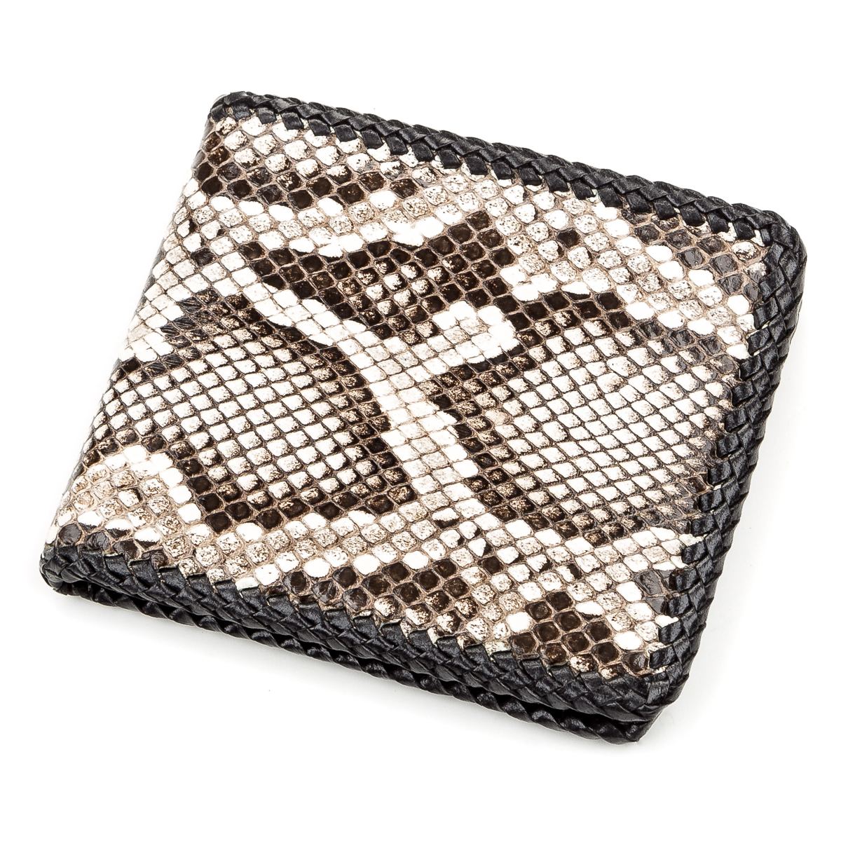 

Кожаный кошелек мужской SNAKE LEATHER 11,5х9,5 см Разноцветный