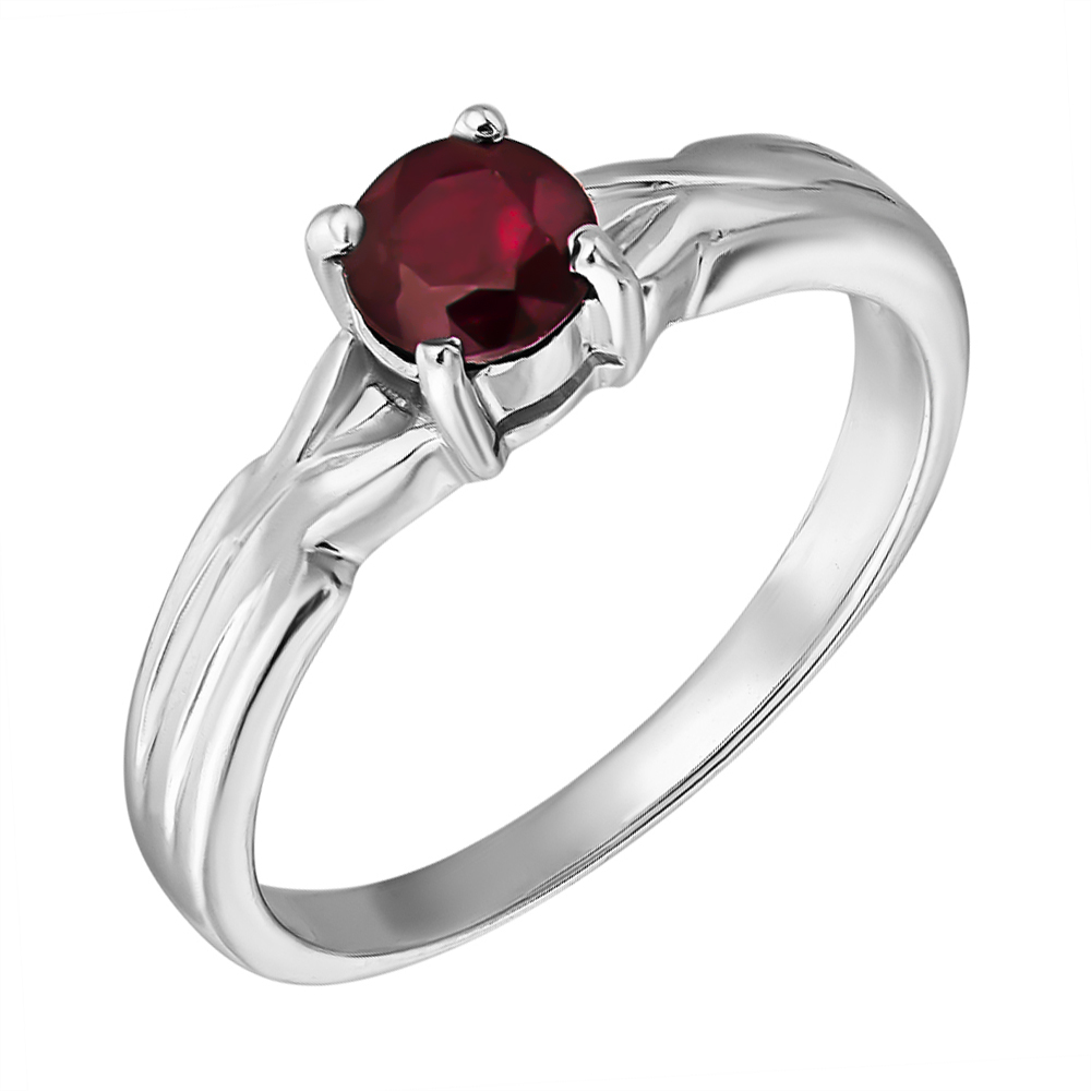 

Серебряное кольцо с гранатом 000133599 18 размера