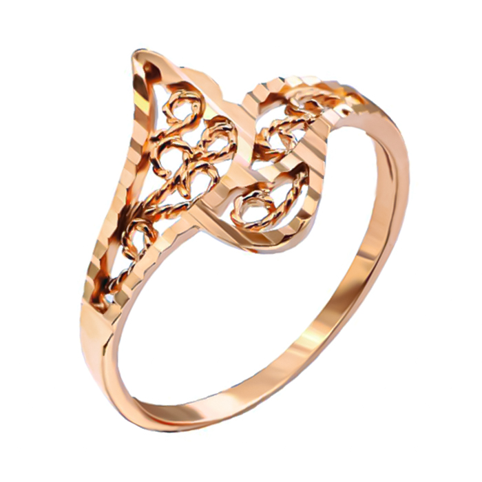 

Серебряное позолоченное кольцо 000035164 15.5 размера