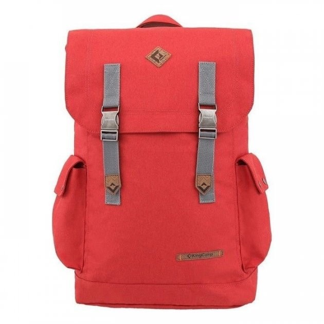 

Рюкзак водоотталкивающий городской на 25 л KingCamp Dark red