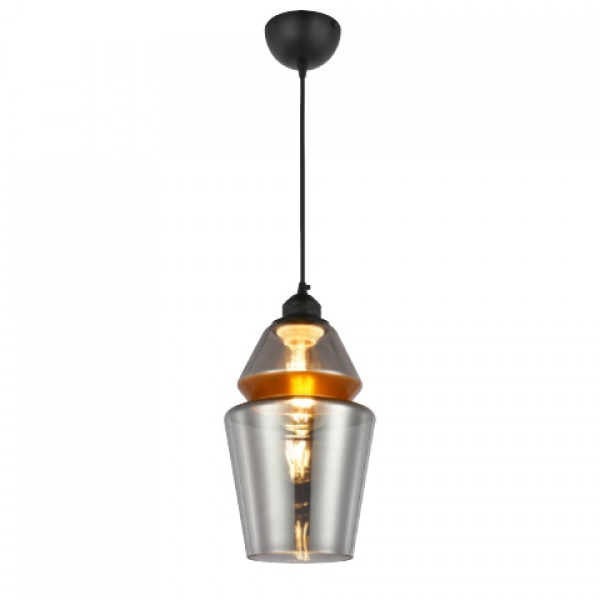 

Подвесной Светодиодный светильник LED HOROZ SPARK-2, мах.60W, титан + медь (6626)