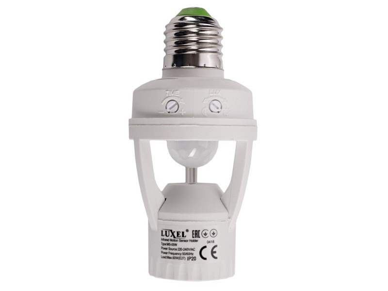 

Датчик движения Luxel, 0,5W, IP20, 120 °, до 8м (4392)