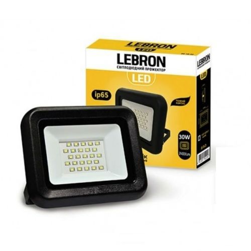 

LED прожектор Lebron LF, 30W, LED, 2400Lm, 6200К (4748)