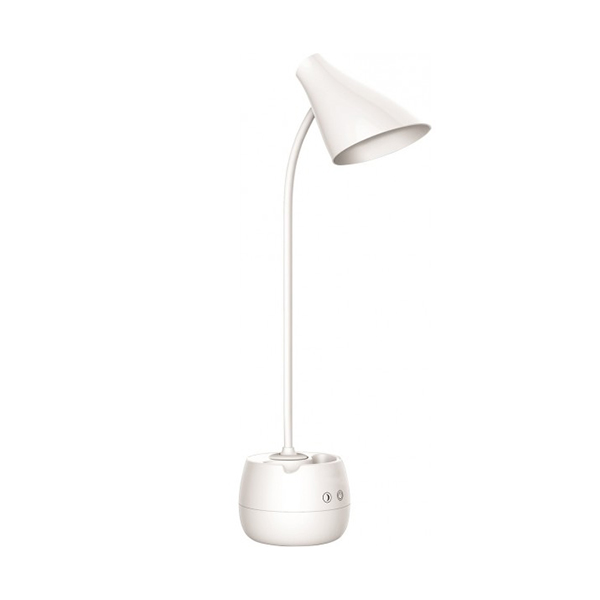 

LED Лампа Настольная Luxel 7W, 490Lm, 4000К, белый, ночник, органайзер (6919)