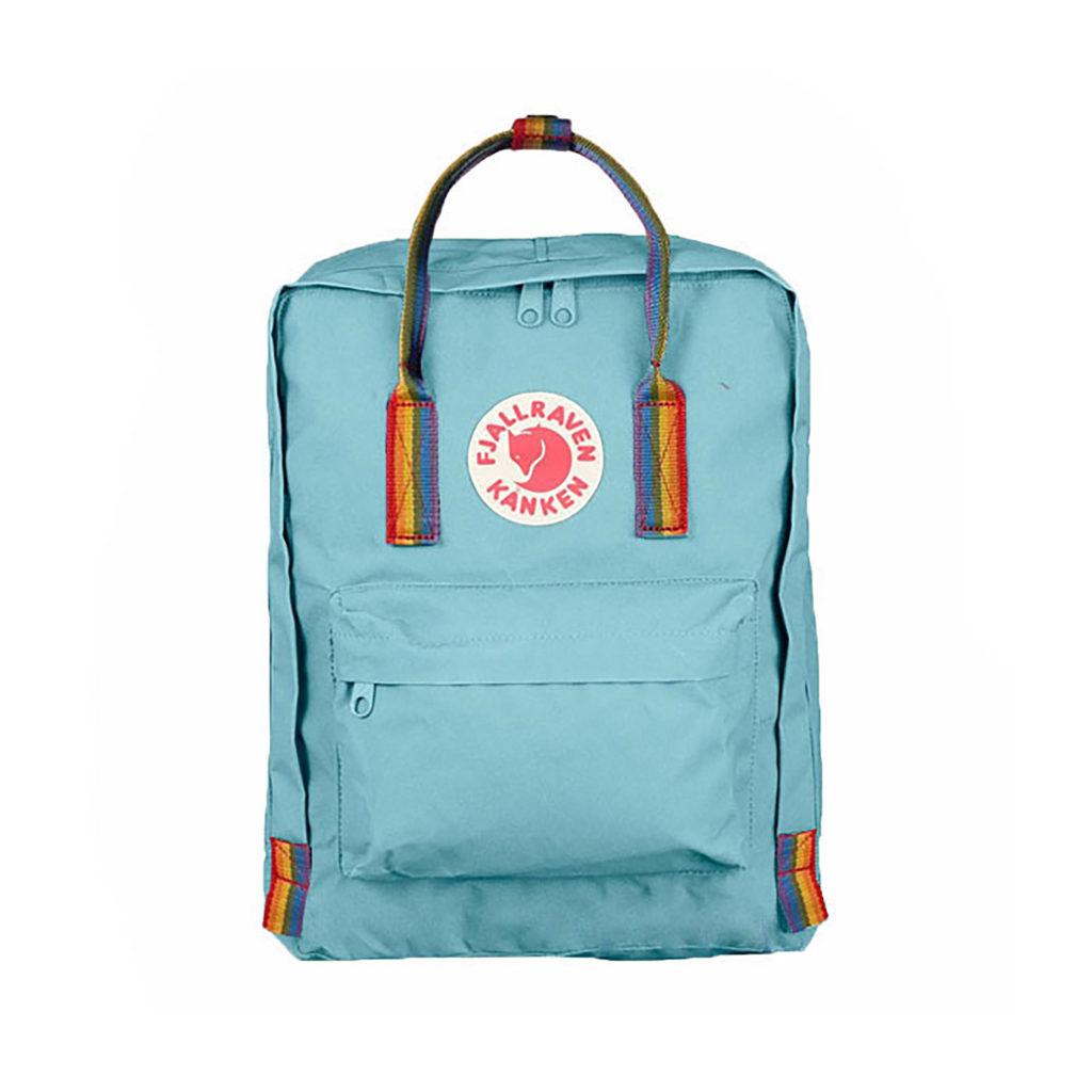 

Рюкзак Fjallraven Kanken Classic 16л Rainbow Небесно голубой
