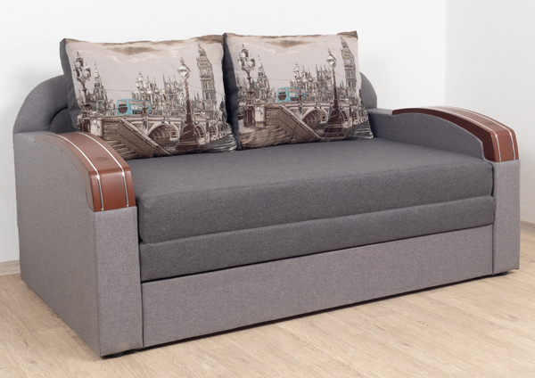 

Прямой диван раскладной RedKing Кубус 1400 SF03-LX6-5-BGBN