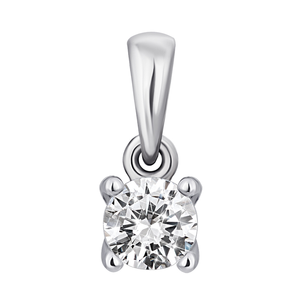 

Золотой кулон Сэмми в белом цвете с кристаллом Swarovski 000126324