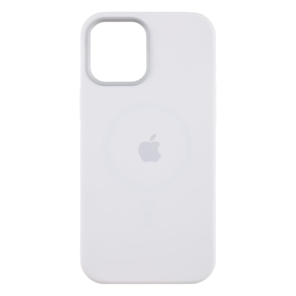 

Чехол-накладка MagSafe Silicone Case Full Size для Apple Iphone 12 Pro Max White