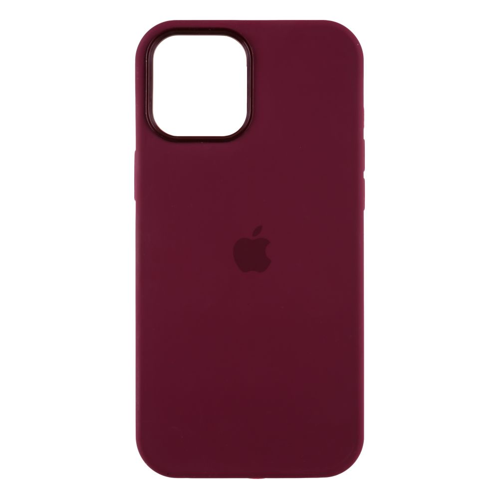 

Чехол-накладка MagSafe Silicone Case Full Size для Apple Iphone 12 Pro Max Plum