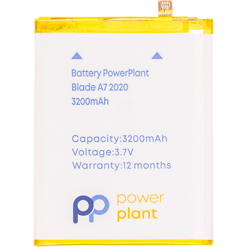 

Аккумулятор PowerPlant ZTE Blade A7 (2020) 3200mAh High Copy