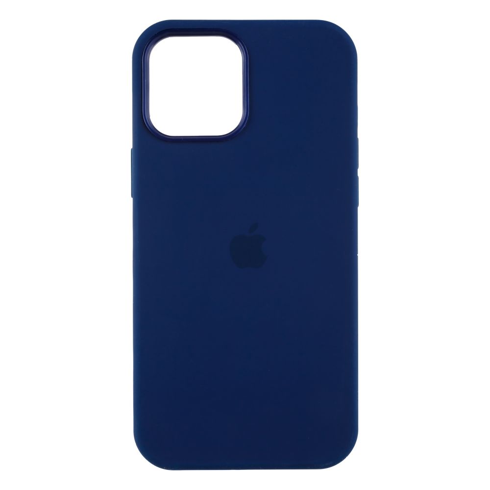 

Чехол-накладка MagSafe Silicone Case Full Size для Apple Iphone 12 Pro Max Navy Blue