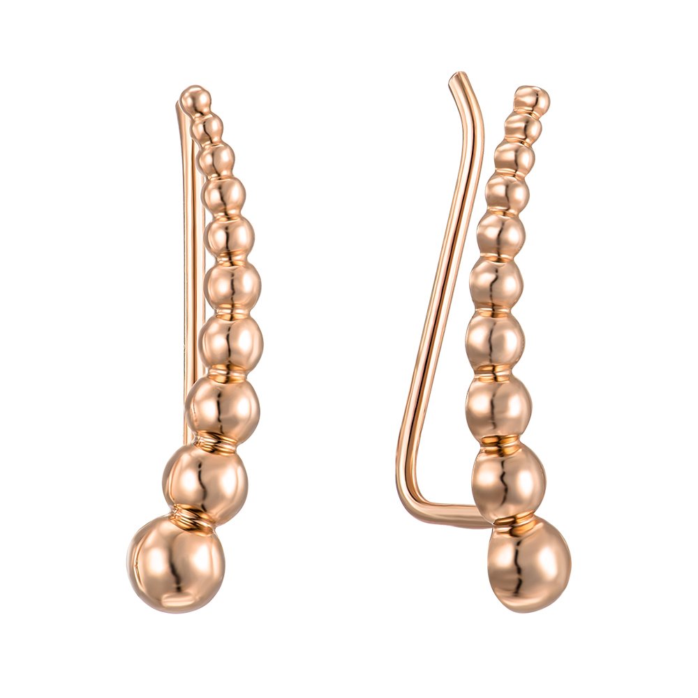 

Серьги-каффы из красного золота 000149618