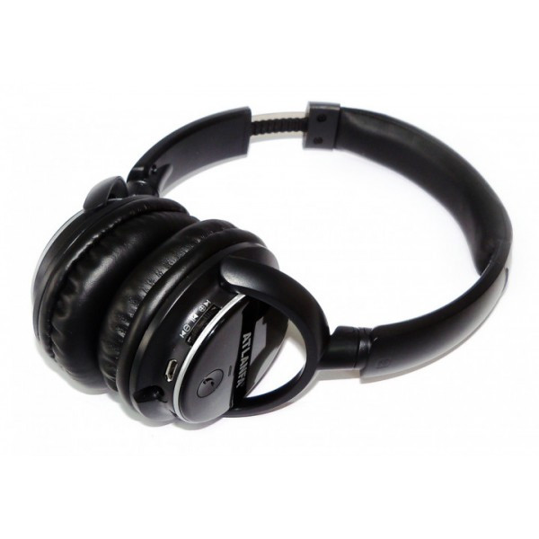 

MP3 плеер + радио- наушники большие + Bluetooth AT 7612 черные, 16387