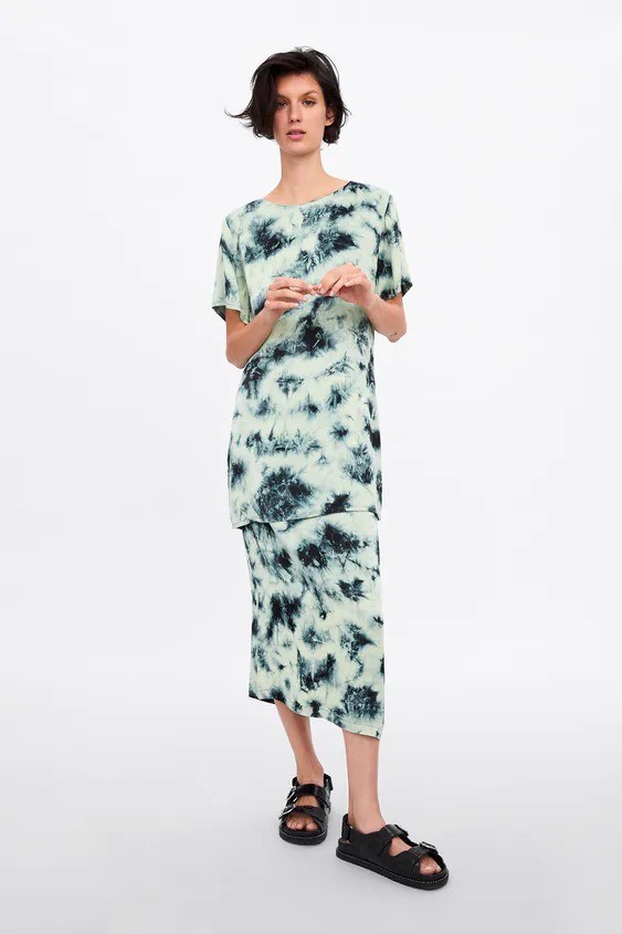 

Юбка ZARA М комбинированный 8032845341291