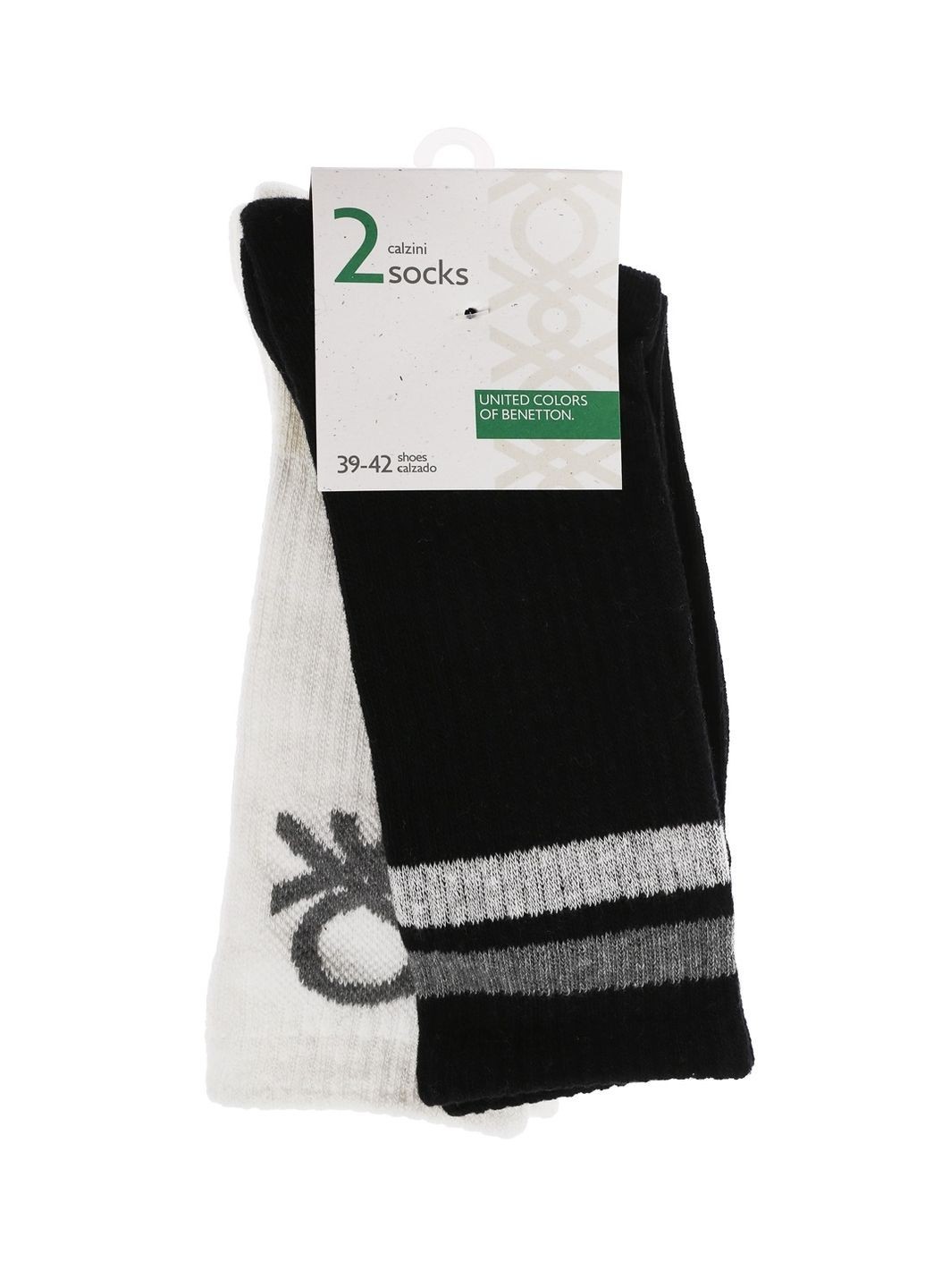 

Комплект носков 2 пары United Colors of Benetton 36/38 черный 8032846526590