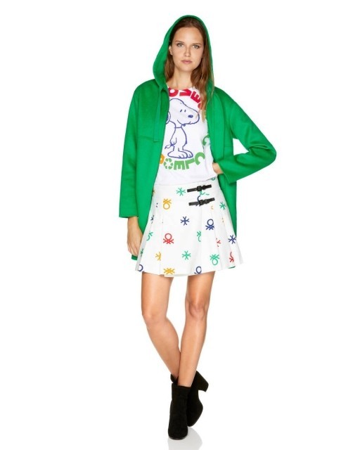 

Юбка United Colors of Benetton 38 белый 8033379782316