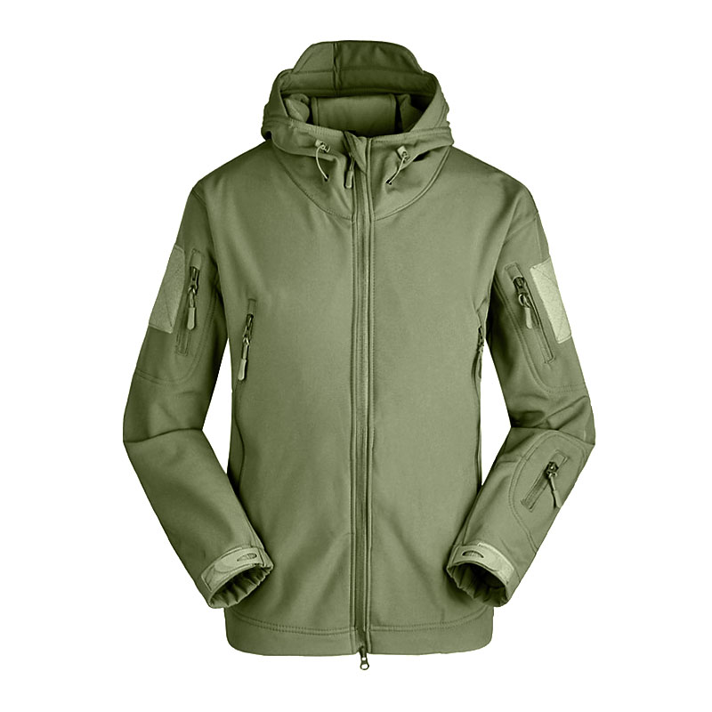 

Тактическая куртка Soft Shell Lesko A001 Green XL мужская водонепроницаемая