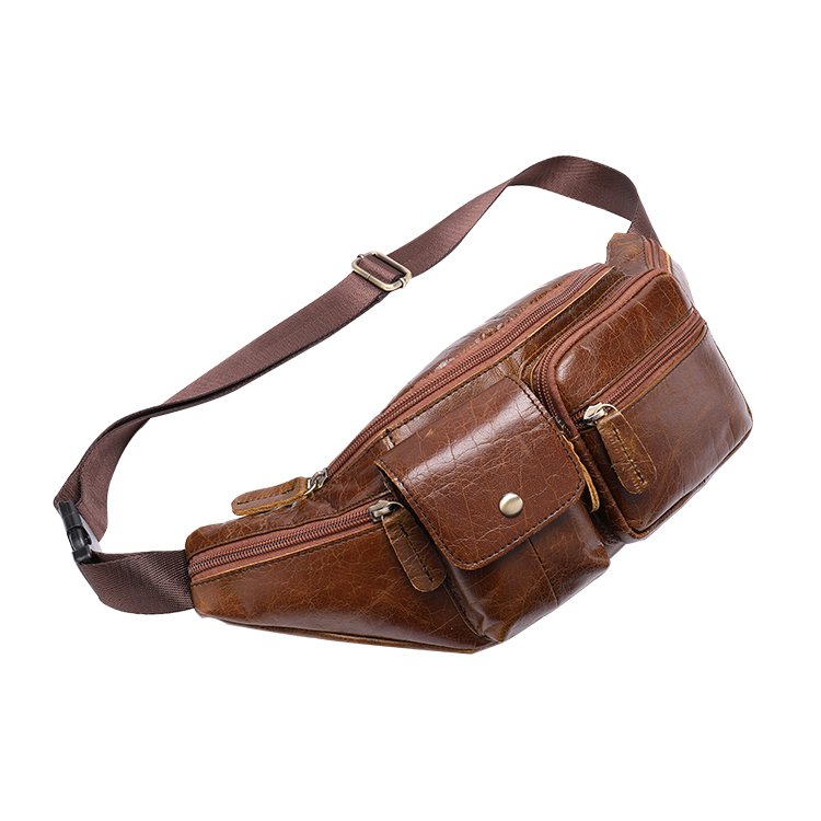 

Сумка кожаная мужская Vintage 23,5х14,5х3 см Коричневый