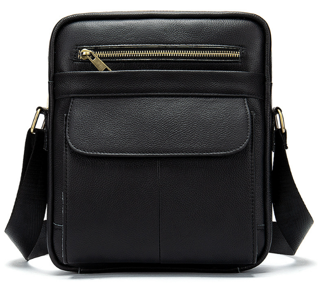 

Сумка кожаная мужская Buffalo Bags 22х27х6,5 см Черный