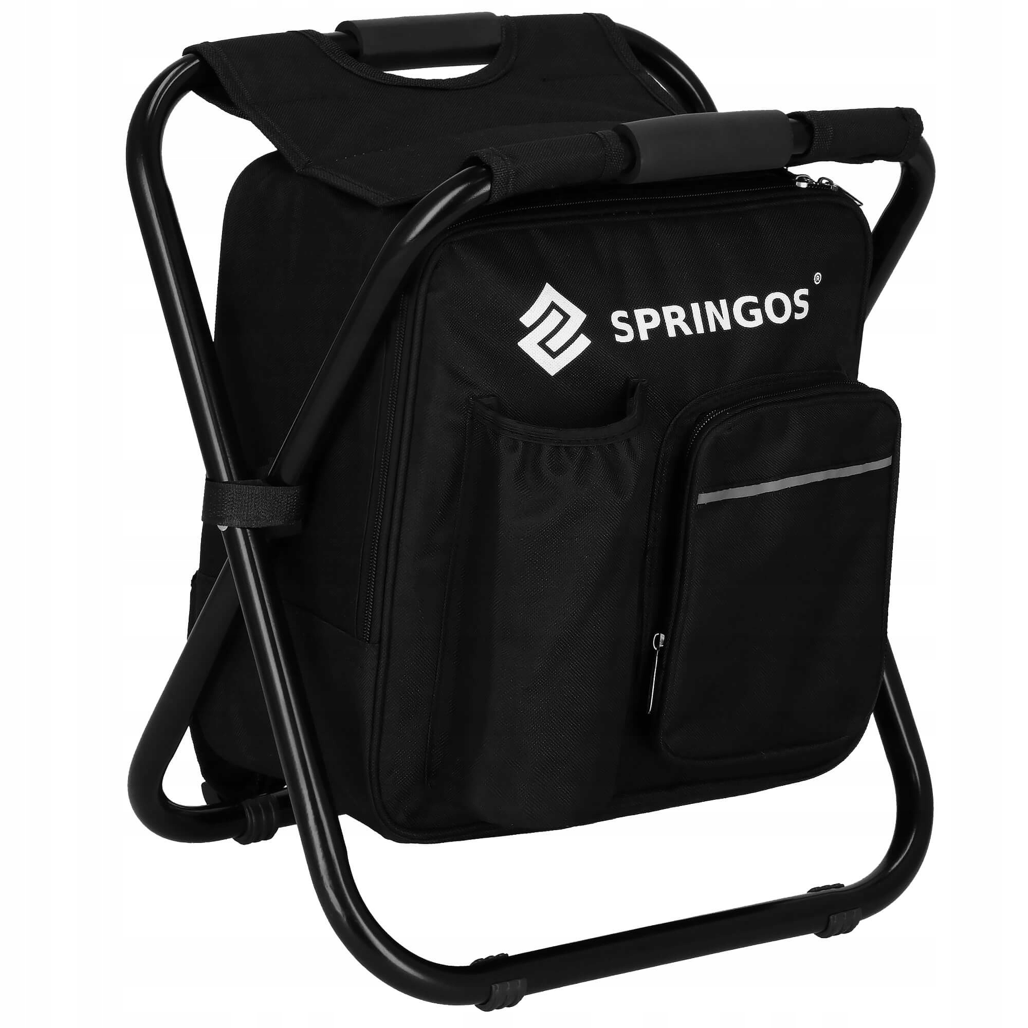 

Туристический стул складной Springos 42,5х36х28 см (tur0000459) Черный