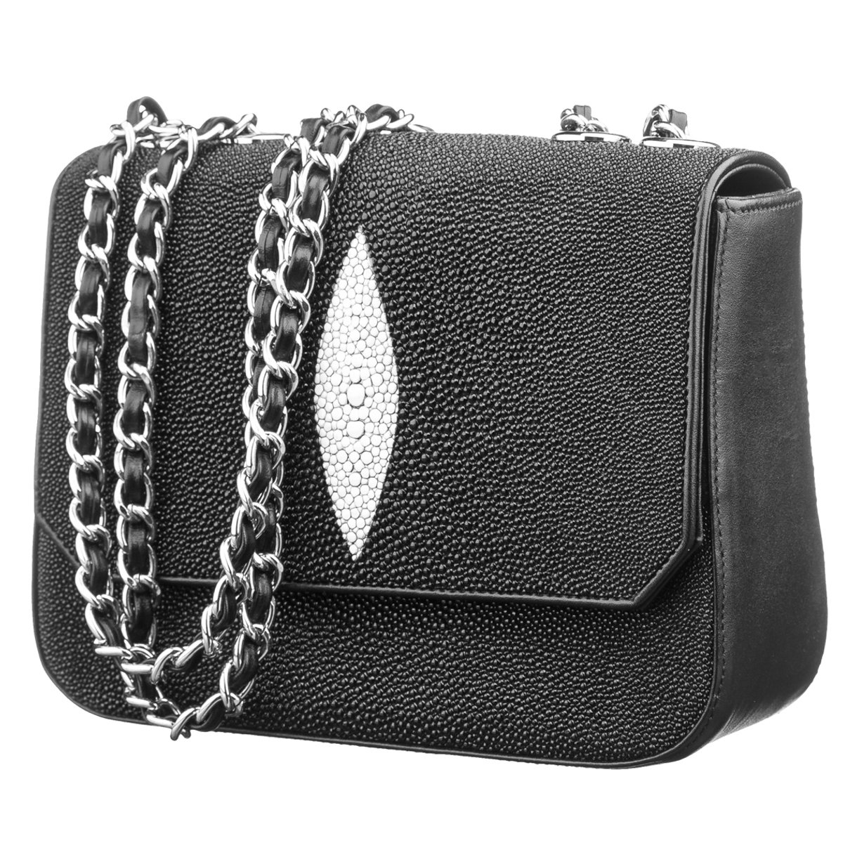

Клатч женский STINGRAY LEATHER 20х13,5х6 см Черный