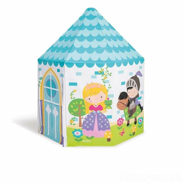 

Детская игровая палатка домик 104х104х130 Замок принцессы Intex 44635