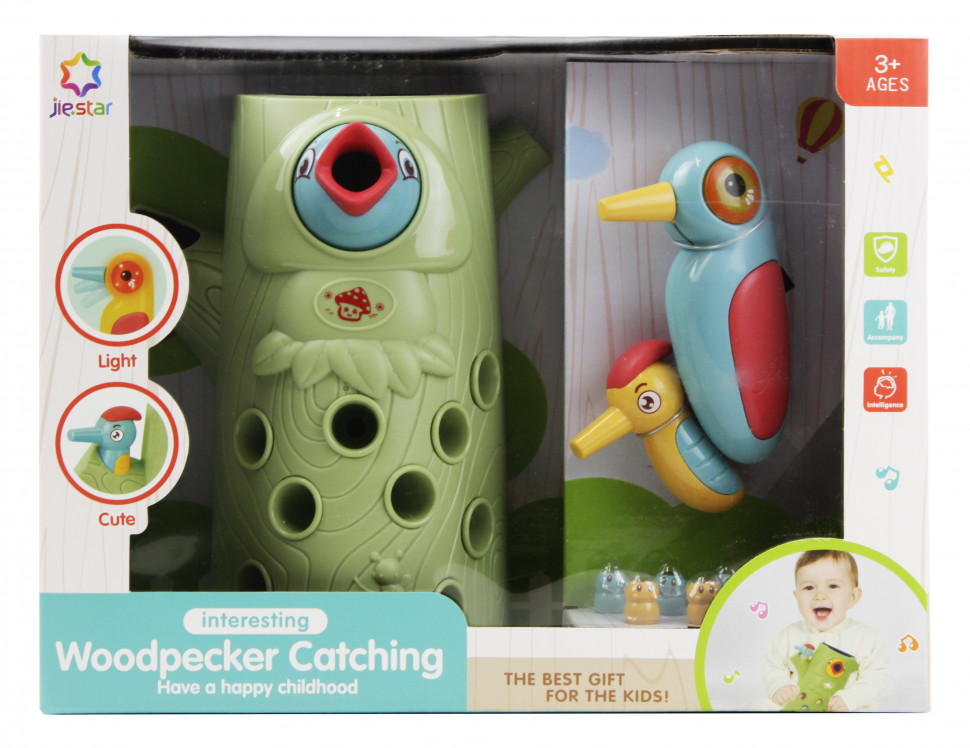 

Детская игра Дятел Jie Star магнитная (Синий) (25858E(Blue))