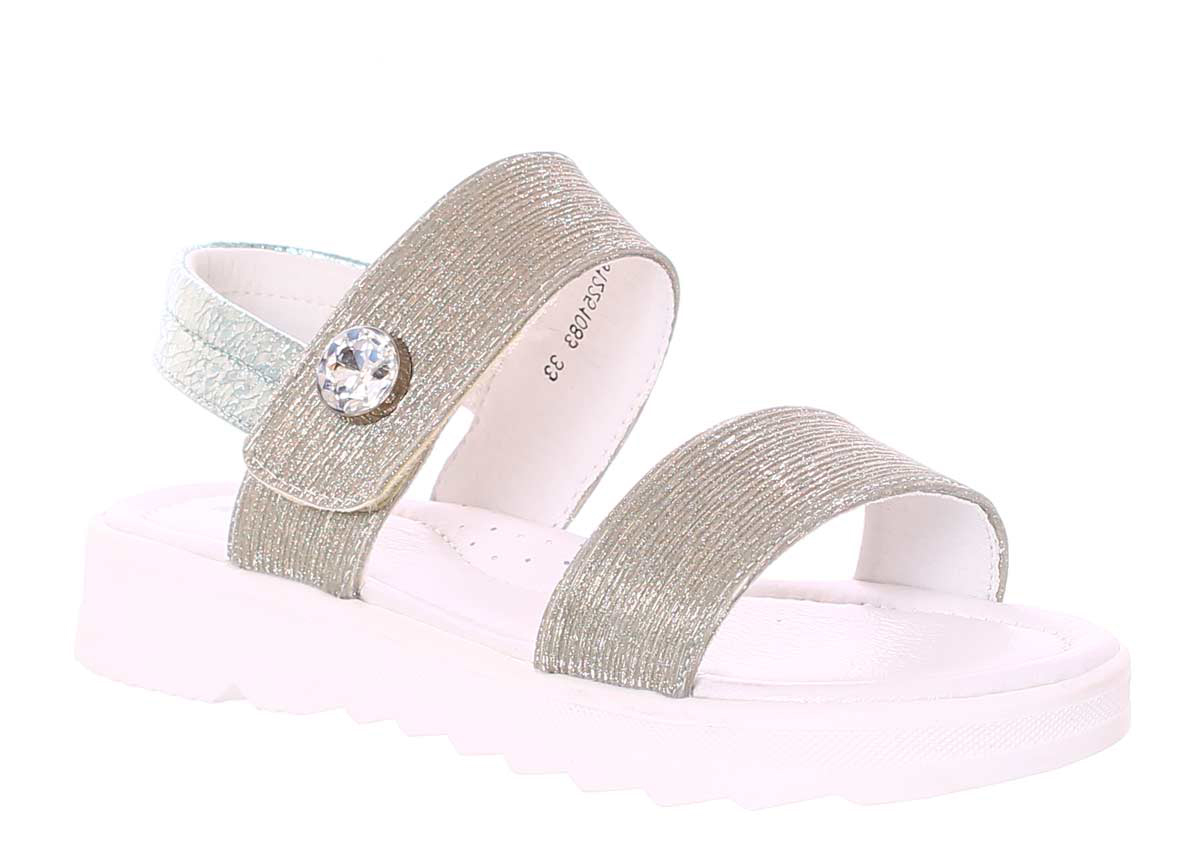 

Детские босоножки лето Weestep 51083 GN (31-36)-ASW для девочки Бежевый р.36 (23 см.)